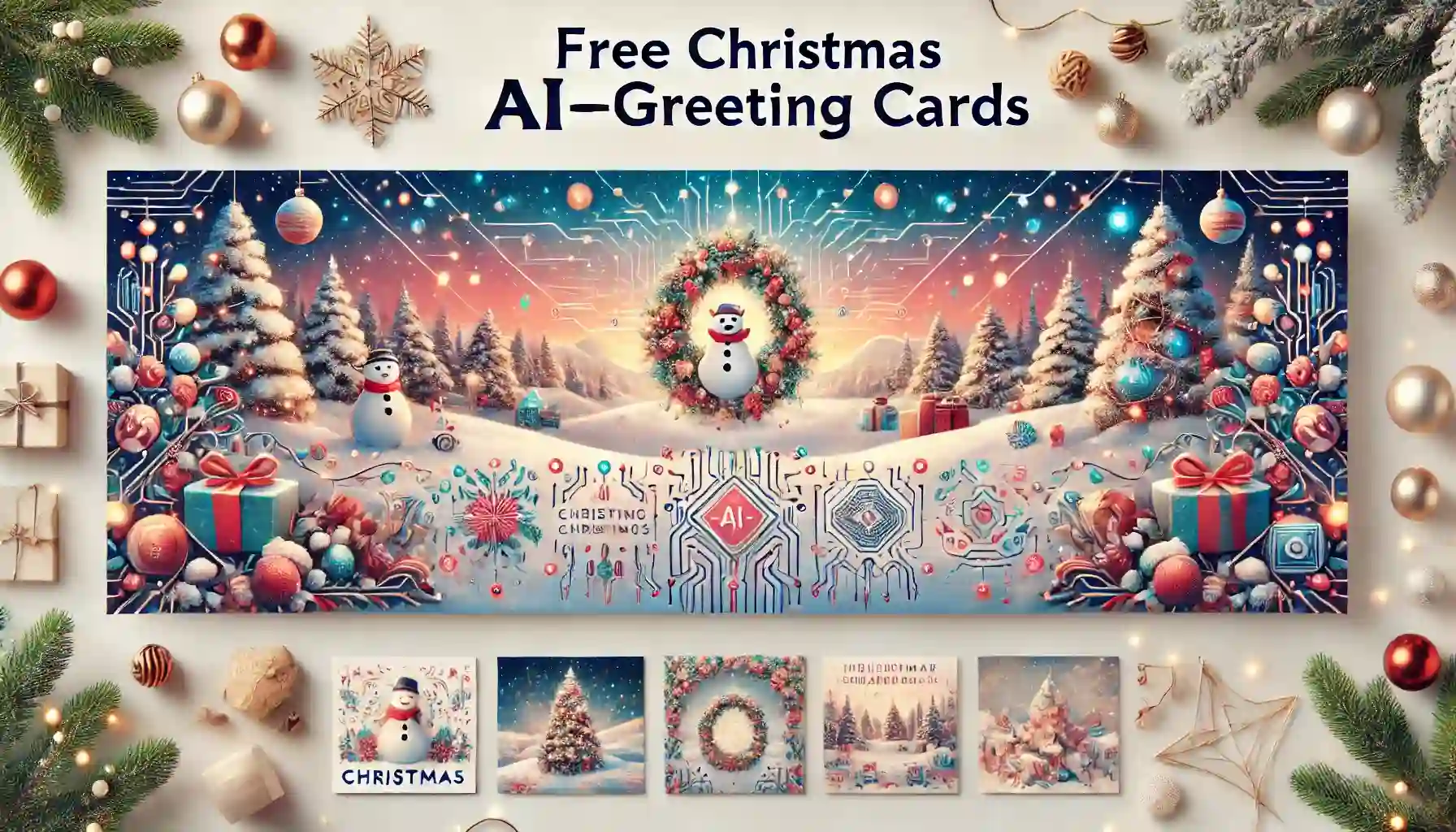 Free Ai Christmas cards